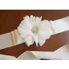 Accessory with ivory flower 