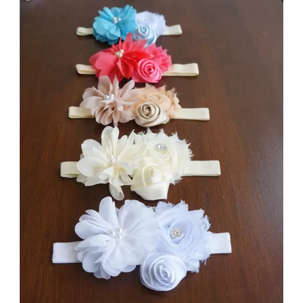 White Flower Headband