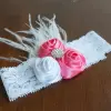 Flower Satin Headband in different colors