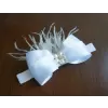 Hair Accessory with feathers and pearl center