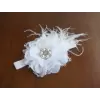 Flower headband made of chiffon and lace in different colors