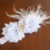 Flower Headband with pearl center