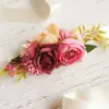 Flower sash in red and pink nuance