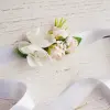 White Sash in white and light pink