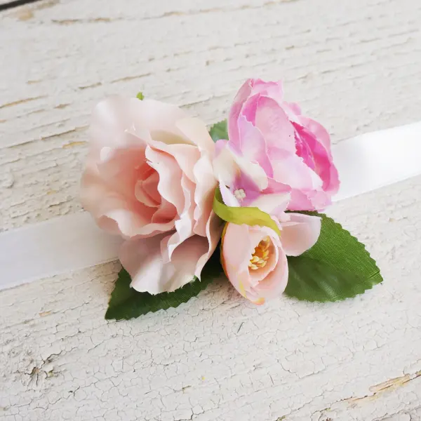 Pink Flower Sash