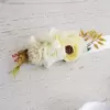 Ivory Flower Sash