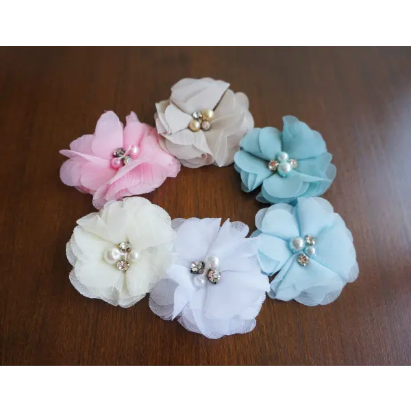 Bracelet with Champagne Flowers