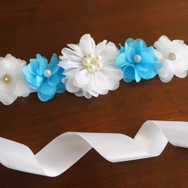 Flower Sash in different colour combinations