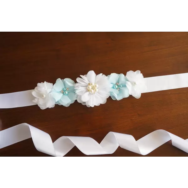 Flower Sash in different colour combinations