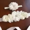 Ivory Flower Sash