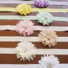 Flower sash with pearl center