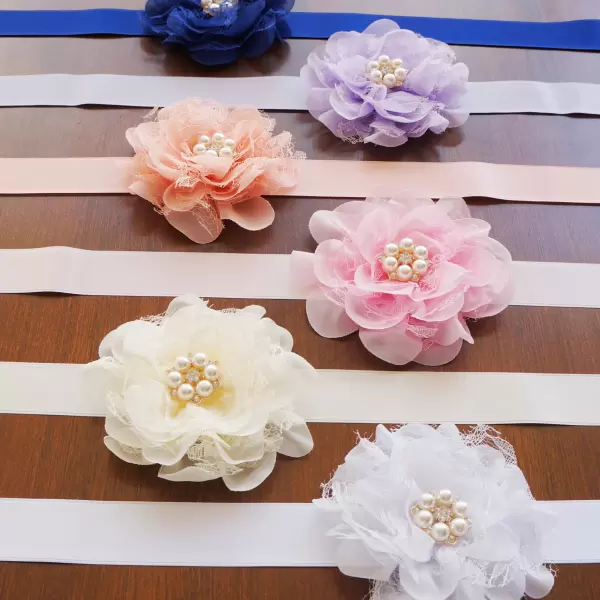 Flower sash in different colors