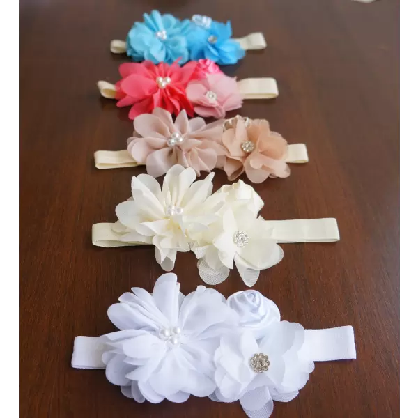 White Flower Headband 